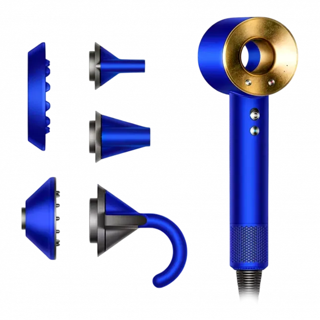 Фен для волосся Dyson Supersonic 23.75K Gold (Blue/Gold)