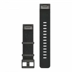 Ремінець QuickFit 22 мм, Heathered Black чорний жакардовий нейлоновий