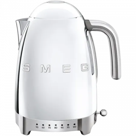 Чайник електричний з регулятором температури Smeg (Steel)