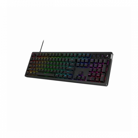 Клавіатура механічна HyperX Alloy Rise 106key, Red, USB-A, EN/UA, RGB, чорний