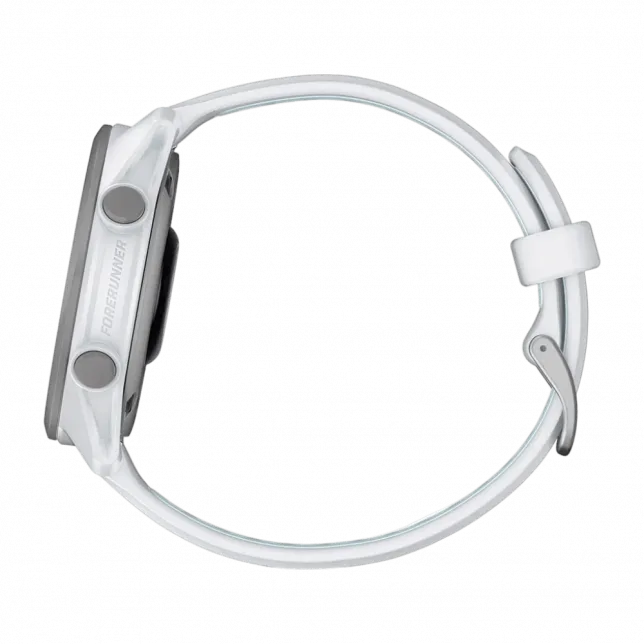Смарт-годинник Garmin Forerunner 170 Whitestone білий з Whitestone/Cloud Blue білим/блакитним силіконовим ремінцем