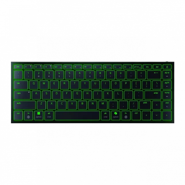Клавіатура Razer Joro Ultra Low-Profile, 86key, BT, EN, RGB, чорний