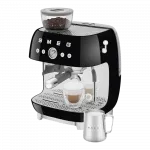 Кавомашина еспресо з кавомолкою Smeg (Black)