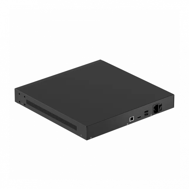 Мережевий відеореєстратор Ajax NVR H2DAC 16 black, HDMI 4K, 2 HDD, 16 каналів, чорний, 140910.122.BL1