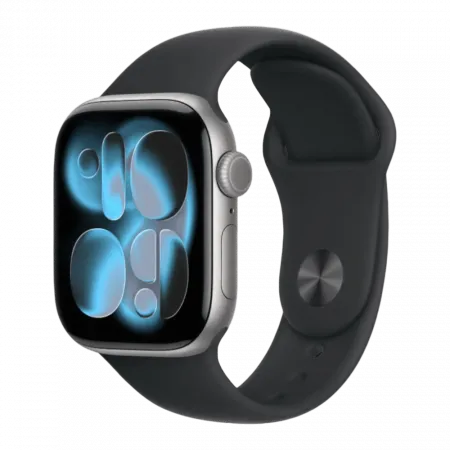 б/у Apple Watch Series 11 GPS 42mm Space Gray Aluminum Case with Black Sport Band - M/L