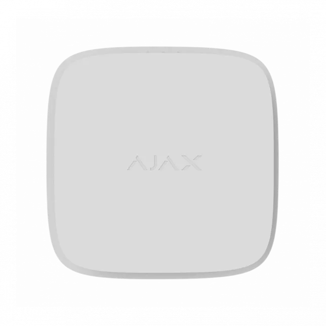 Пожежний датчик аналізу температури та чадного газу Ajax FireProtect 2 RB Heat CO, змінна батарея, jeweller, бездротовий, білий
