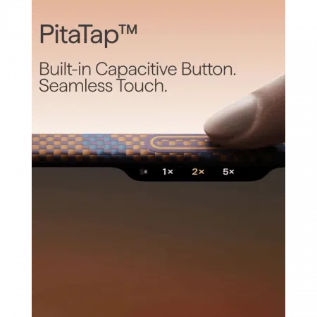 Чохол Pitaka Edge Ultra-Slim Breath of Veins для iPhone 17 Pro Burning Orange