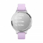 Смарт-годинник Garmin Lily 2 Active Silver з Purple Jasmine бузковим силіконовим ремінцем