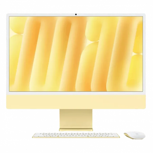 Apple iMac 24 with Retina 4.5K, Apple M4, 1TB, 10 CPU / 10 GPU, 16GB RAM, Yellow (Z1EL0007N) 2024
