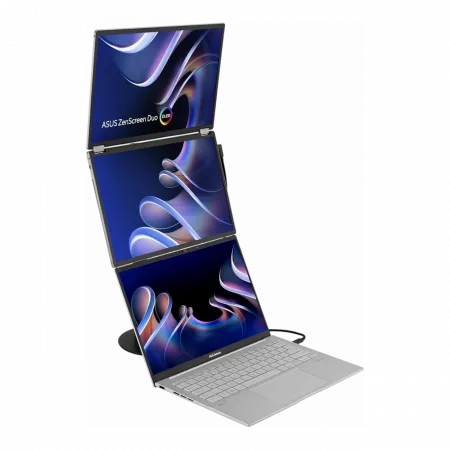 Монітор портативний Asus 2x14" ZenScreen DUO MQ149CD mHDMI, 2xUSB-C, OLED, 1920x1200, 16:10, DCI-P3 100%, HDR400, Cover