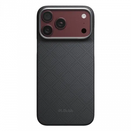 Чохол Pitaka Edge Ultra-Slim Argyle для iPhone 18 Pro/17 Pro Lava Black