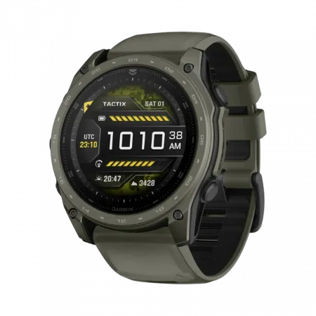 Смарт-годинник Garmin Tactix 8 51 мм AMOLED, Cerakote Coating З балістичним калькулятором Applied Ballistics Ultralight, з покриттям Olive Drab хакі Cerakote