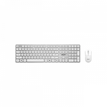 Комплект клавіатура та миша MSI FORGE K210 W COMBO WHITE UA, Wireless