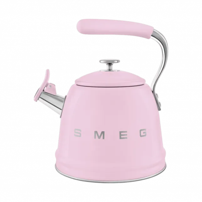 Чайник зі свистком Smeg (Pink)