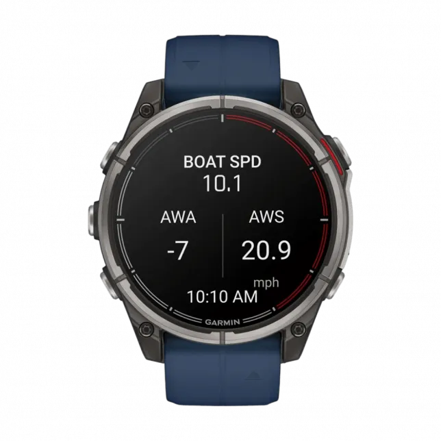 Смарт-годинник Garmin Quatix 8 47мм AMOLED Морський GPS смартгодинник з AMOLED екраном