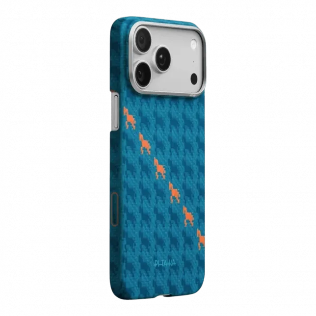Чохол Pitaka Ultra-Slim Happiness Rides PitaTap для iPhone 17 Pro Max Indigo