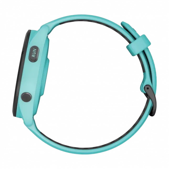 Смарт-годинник Garmin Forerunner 265 з Aqua корпусом та Aqua/Black бірюзовим силіконовим ремінцем