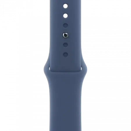 б/у Apple Watch Series 10 GPS 46mm Silver Aluminum Case with Denim Sport Band - S/M