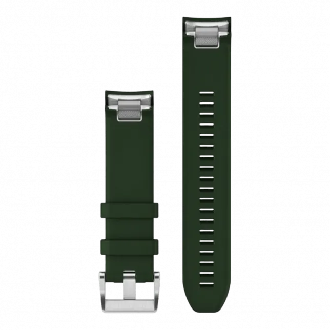 Ремінець Garmin QuickFit 22 мм, для MARQ Pine Green темно-зелений силіконовий