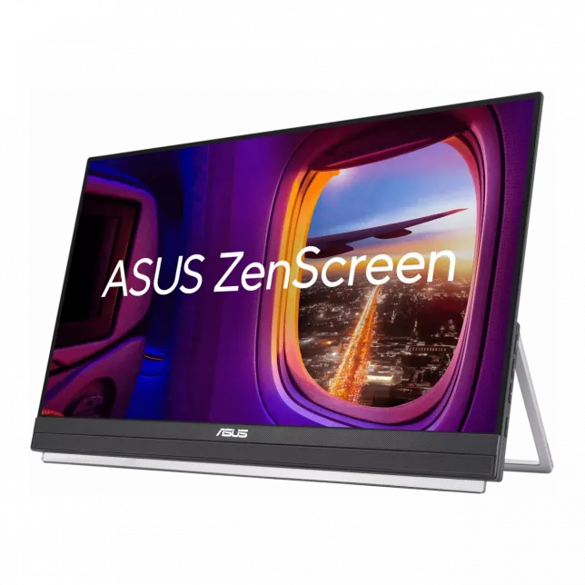 Монітор портативний Asus 21.5" ZenScreen MB229CF HDMI, USB-C, MM, IPS, 100Hz, AdaptiveSync, Pivot, C-Clamp Arm