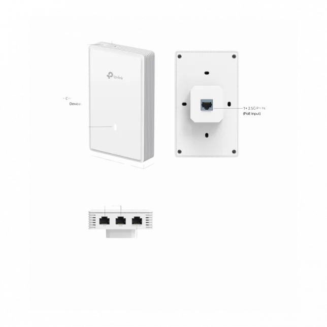 Точка доступу TP-LINK EAP725 WALL BE3600, 1xGE, PoE