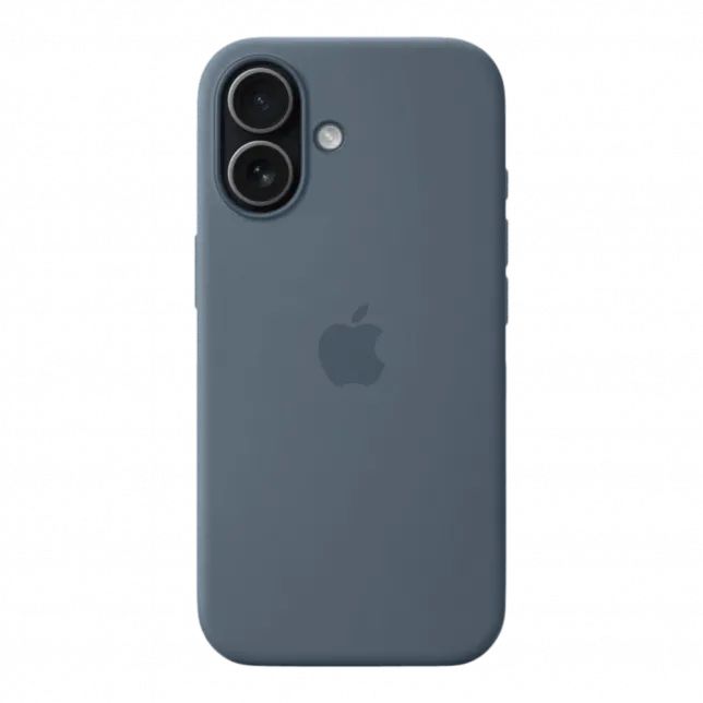 Чохол Apple Silicone Case with Magsafe для iPhone 17 (Anchor Blue)