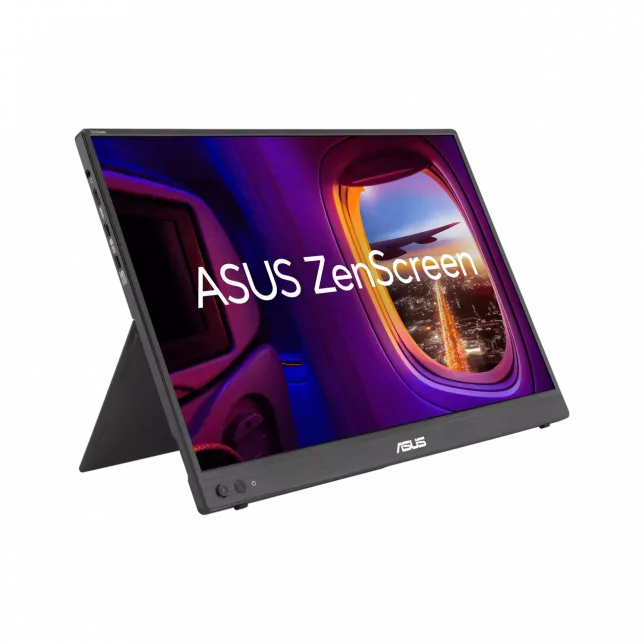 Монітор портативний Asus 16" ZenScreen MB16FC mHDMI, 2xUSB-C, Audio, IPS, 1920x1200, 16:10, 75Hz, Cover