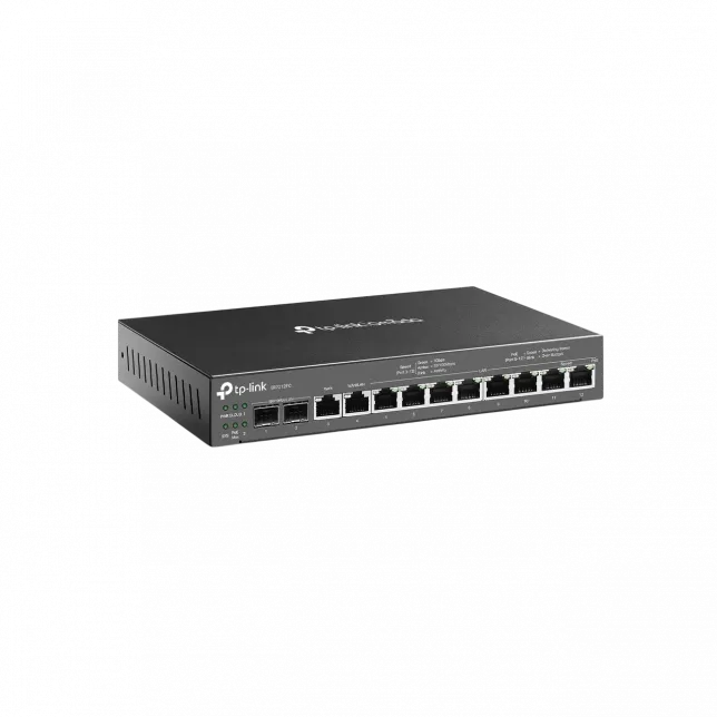 Мультисервісний Маршрутизатор TP-LINK ER7212PC 8xGE LAN (8xPoE), 1xGE WAN, 1xGE WAN/LAN, 2xGE SFP WAN/LAN, 110Вт