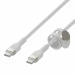 Кабель Belkin BRAIDED SILICONE USB-С-USB-С PVC 1m White