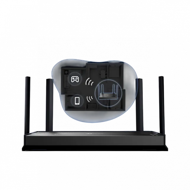 Маршрутизатор TP-LINK Archer BE220 BE3600, 4xGE LAN, 1xGE WAN, MESH