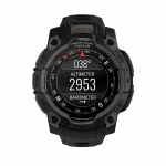 Смарт-годинник Garmin Instinct 3 45 мм, AMOLED Black чорний з Black чорним силіконовим ремінцем
