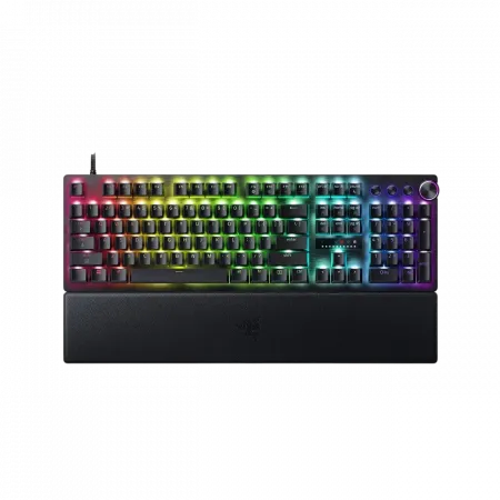 Клавіатура механічна Razer Huntsman V3 Pro 8KHz, 104key, Analog Optical Switch Gen-2, USB-A, EN, RGB, чорний