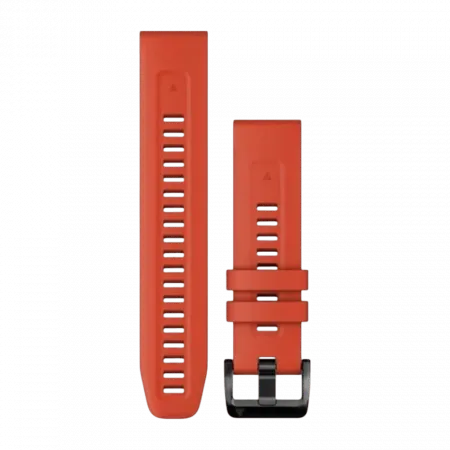 Ремінець QuickFit 22 мм, Flame Red червоний силіконовий