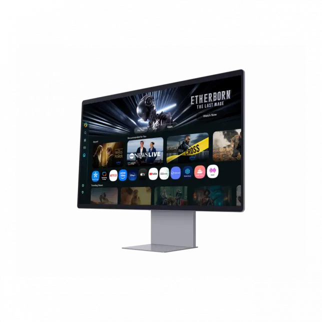 Монітор Samsung 32"S32FM902 HDMI, USB, Bluetooth, MM, OLED, 3840x2160, 165Hz, 0.03ms, HDR10+
