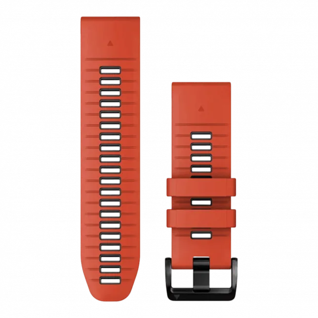 Ремінець QuickFit 26 мм, Flame Red/Graphite червоний силіконовий