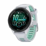 Смарт-годинник Garmin Forerunner 265S з Whitestone корпусом та Whitestone/Neo Tropic білим силіконовим ремінцем