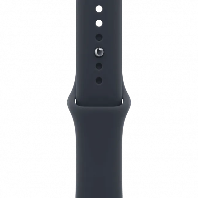 Apple Watch Series 12 GPS 42mm Space Gray Aluminum Case with Navy Blue Sport Band M/L (MJE94)