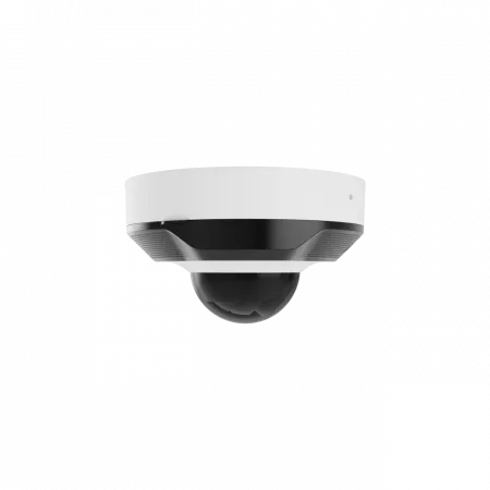 IP-Камера дротова Ajax DomeCam Mini, 5мп, 2.8мм, Poe, True WDR, IP 65, ІЧ 30м, аудіо, кут огляду 100° до 110°, міні купольна, біла