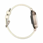 Смарт-годинник Garmin Lily 2 Sport Cream Gold з Coconut світло-бежевим силіконовим ремінцем