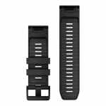 Ремінець QuickFit 26 мм, Black чорний силіконовий