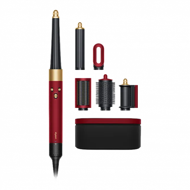Стайлер для прямого та хвилястого волосся Dyson Airwrap i.d. (Red Velvet/Gold)