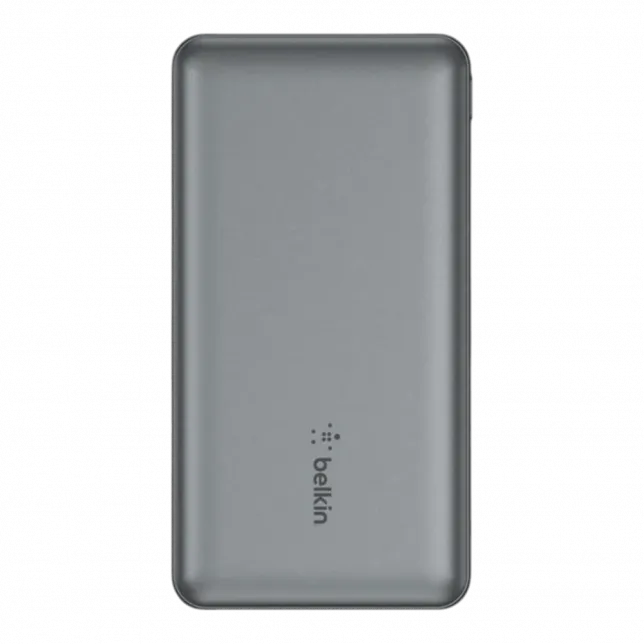 Повербанк Belkin 10000mAh 15W 2xUSB-A/1xUSB-C, Gray