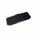 Клавіатура мембранна MSI FORGE GK100 104key, USB-A, EN/UKR/RU, ColorLED, чорний