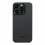 Чохол Pitaka MagEZ Case 4 Twill 600D for iPhone 15 Pro Max Black/Grey