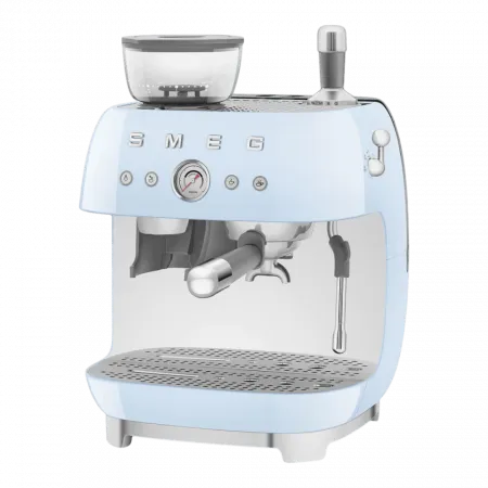 Кавомашина еспресо з кавомолкою Smeg (Blue)