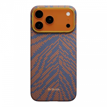 Чохол Pitaka Edge Ultra-Slim Breath of Veins для iPhone 17 Pro Burning Orange