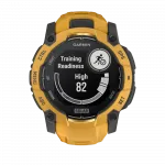 Смарт-годинник Garmin Instinct 3 50 мм, Solar Sunburst помаранчевий з Sunburst/Grey помаранчевим/сірим силіконовим ремінцем