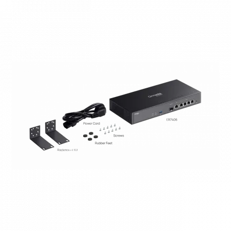 Мультисервісний Маршрутизатор TP-LINK ER7406 4xGE LAN/WAN, 1xGE WAN, 1xSFP, 1xUSB3.0