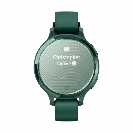 Смарт-годинник Garmin Lily 2 Active Jasper Green з Jasper Green зеленим силіконовим ремінцем