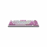 Клавіатура механічна MSI FORGE GK600 TKL W VIOLET UA 83key, mechanical Linear, USB-A, Wireless, Bluetooth, EN/UKR/RU, RGB, фіолетовий
